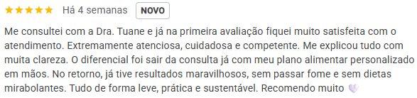 Avaliação Google