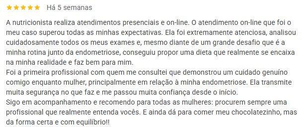 Avaliação Google