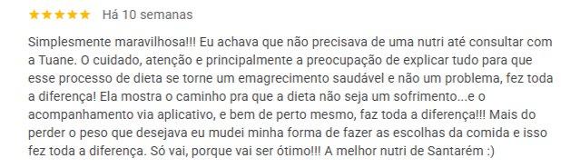 Avaliação Google