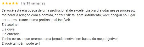 Avaliação Google